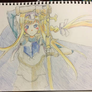 アリスをかいたよ。