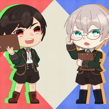 赤と青