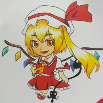コピックでフランちゃん