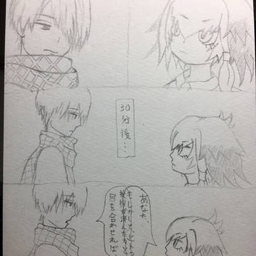 銀髪ガン見コンビ