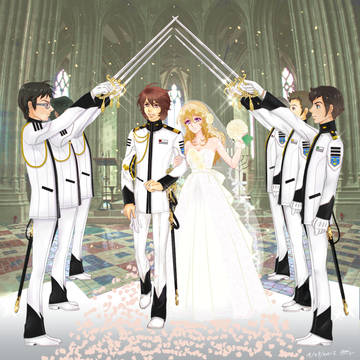 Miritally wedding saber arch
