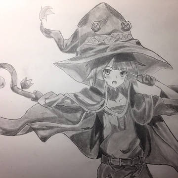 めぐみん描いてみた