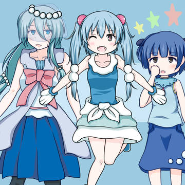 アローラ水御三家擬人化
