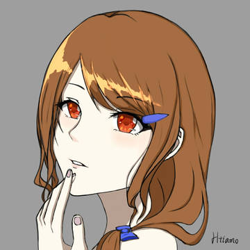 摸～