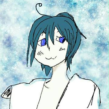 イメージブルーの少年