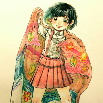 女の子のイラスト