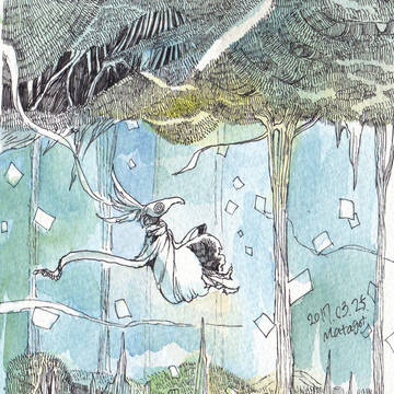 「 無重力空間 」