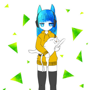 ねこのいるGIF景　01