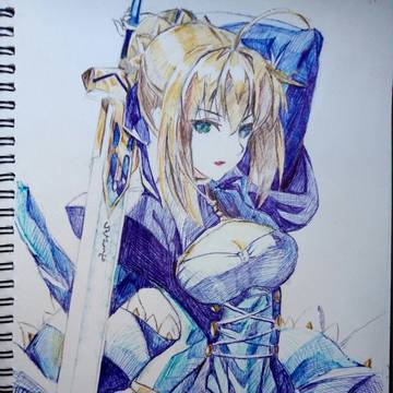 saber  亚瑟王 fate