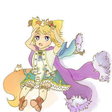 ウィスタリアと８匹のリス