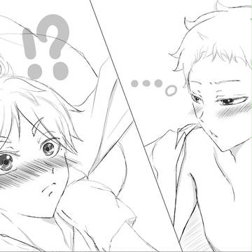 BL妄想小説 月島誕生祭 挿絵【月菅社会人パロ】