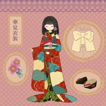 【語ノ華】千鶴 華見衣装【補足】