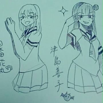 ラブライブ落書き