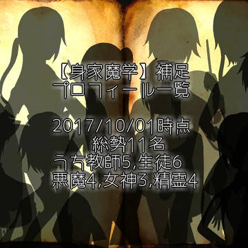 【身家魔学】プロフィール一覧【補足】