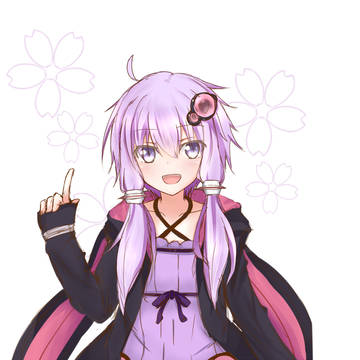 結月ゆかり さん練習落書き