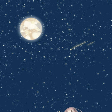 十五夜の空