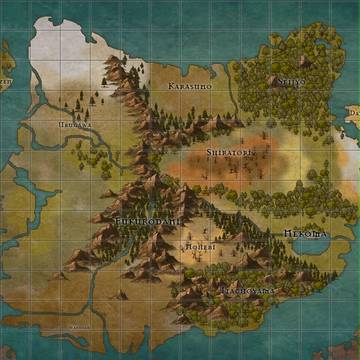 シリーズの世界地図
