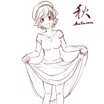 落書き　秋のみお