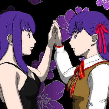 間桐桜　横顔