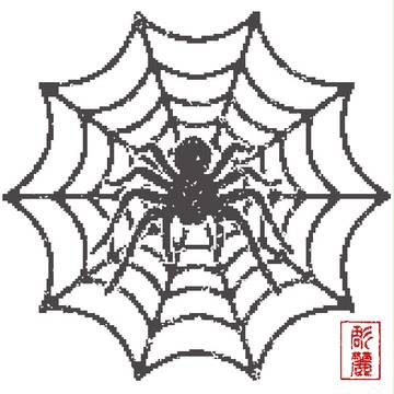 オリジナル家紋シリーズ　蜘蛛