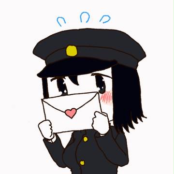 恋文を渡そうとして緊張しているあきつ丸