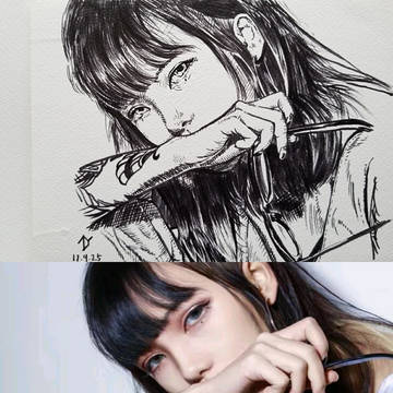 秀丽笔速写