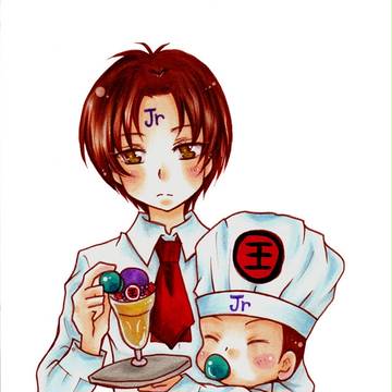幽白彩繪圖