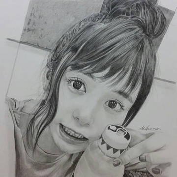 鉛筆画