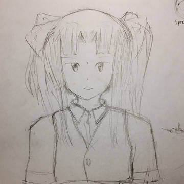 陽炎を描いてみました