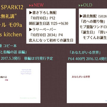 【10/8無礼講】お品書き【モブ霊／テキスト】