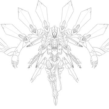 マガツイカルガ 線画