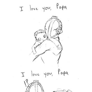 Prushka and Papa