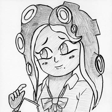 スクールカーデのイイダちゃん
