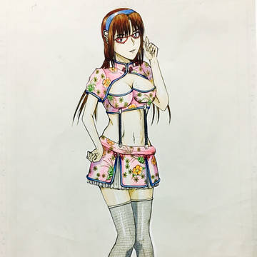 マリ 例のチャイナ服。