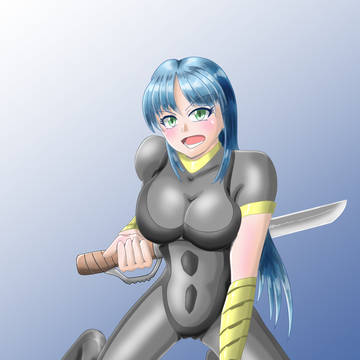 刀持った娘修正版