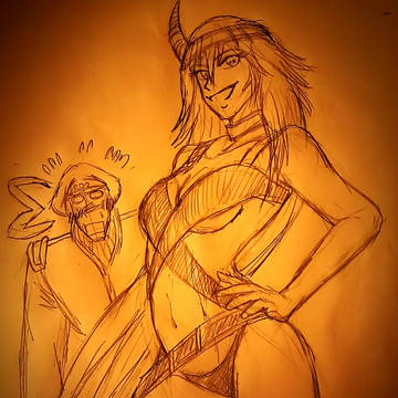 【ギャラクシー☆落書き】シア・ハス姐さん
