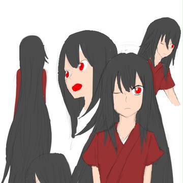自分の考えた漫画のなんとなくのラフ