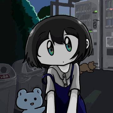 夜 自販機