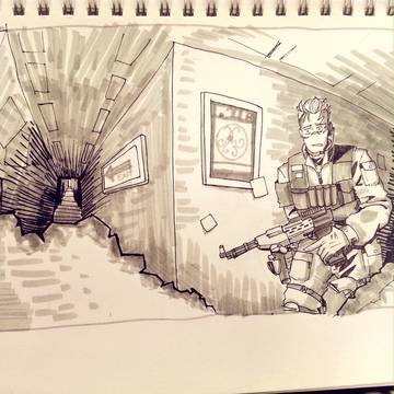 Todays inking stuff