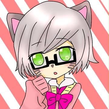 猫耳眼鏡女子