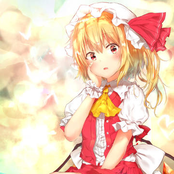 水彩+ブラシ塗りのフランちゃん
