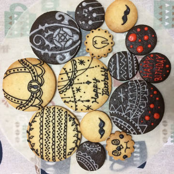 まどマギクッキー作ってみた❁*.