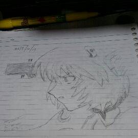 綾波を模写してみたその２（改良版）