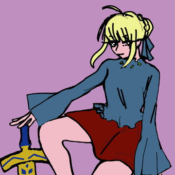 私服セイバー