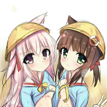 睦月ちゃんと如月ちゃん