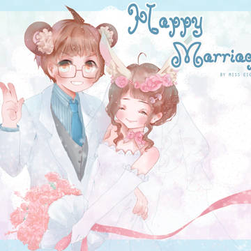 happy marriage 百年好合