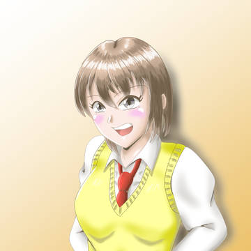 夕暮れ時の校舎