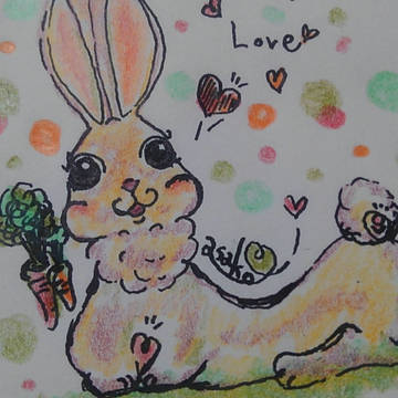 ウサギ🎵😊🍀