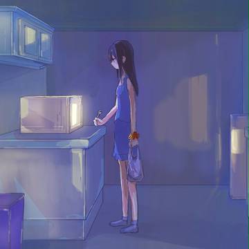 朝、夜