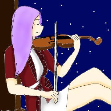 Girl on the violin